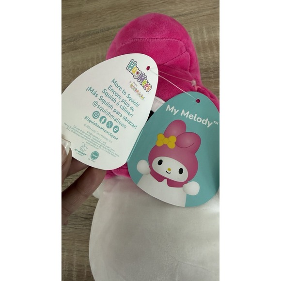 MY MELODY - Squishmallows Hugmees 10" Hello Kitty and Friends - NWT Hello Kitty - Picture 2 of 5